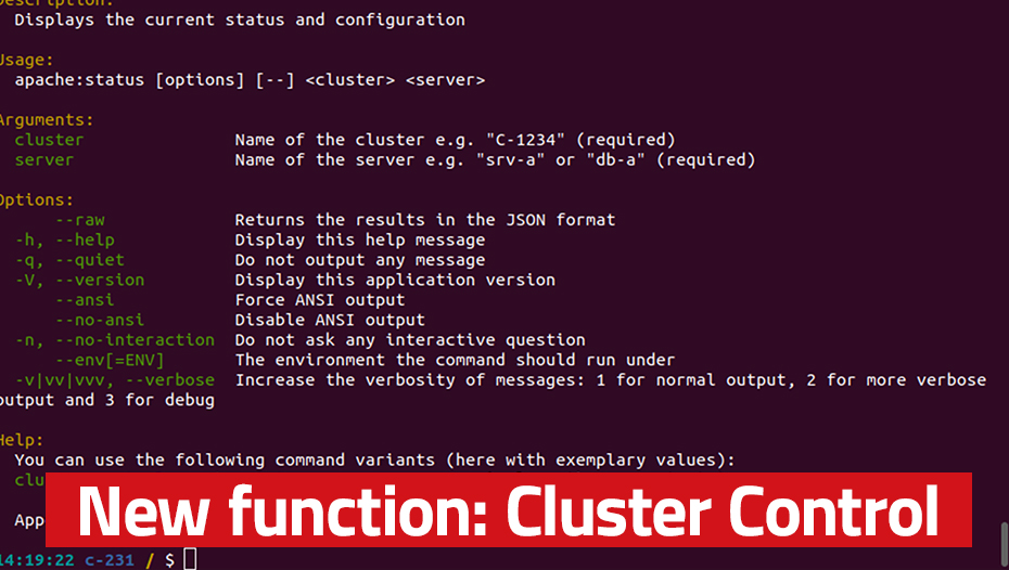 Simplify deployments with Cluster Control